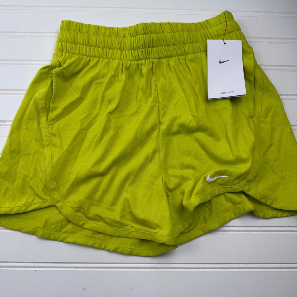 NEW Nike Dri Fit Youth Girls Green Cotton Shorts